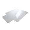 Floortex - Executive Polycarbonate Lipped Chair Mat 35" x 47" for Carpet - Clear