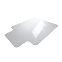 Floortex - Executive Lipped Polycarbonate Chair Mat for Carpet 48 x 60 inches - Clear - Front_Zoom