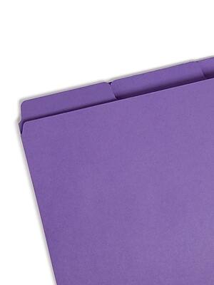 Alt View 1. Smead - Smead SuperTab Organizer File Folder, Oversized 1/3-Cut Tab, Letter, Assorted Colors, 3/Pack (11989) - Assorted Colors.