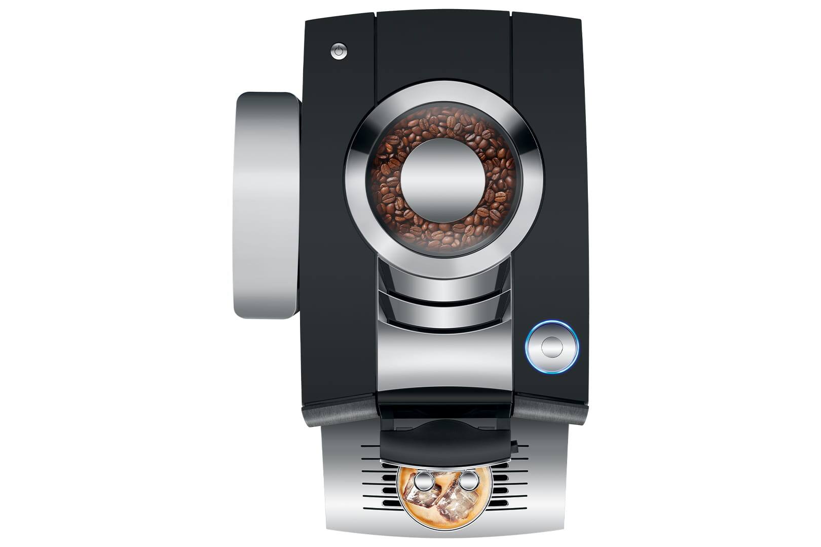Alt View 2. JURA - Z10 Gen 2 Automatic Coffee and Espresso Machine - Aluminum Black.