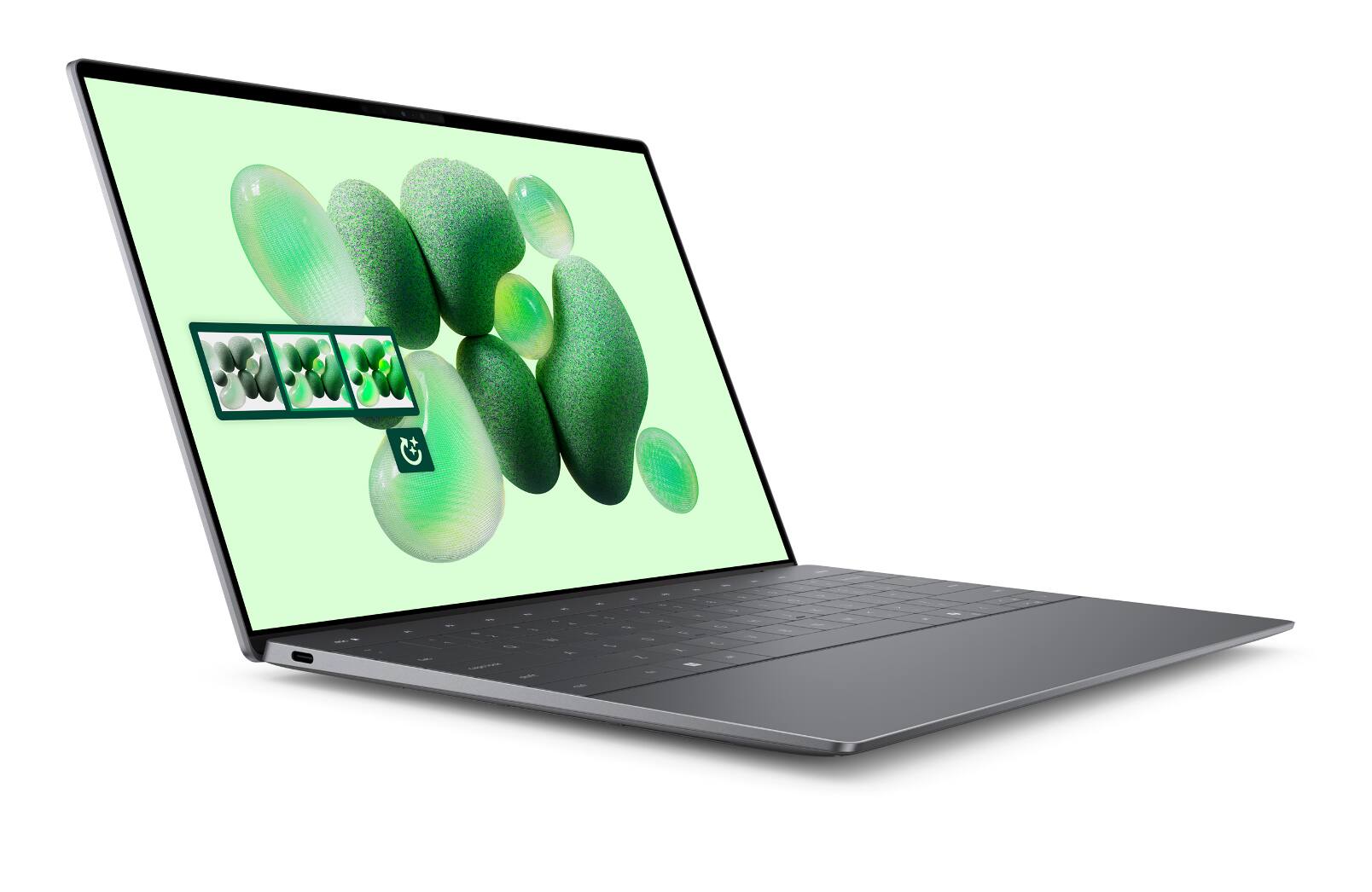 Alt View 2. Dell - Dell XPS 13 9345 Laptop 13.4 WUXGA (Qualcomm Snapdragon X Plus X1P-42-100, 16GB LPDDR5X, 1TB PCIe SSD, Win 11 Pro) - Graphite.