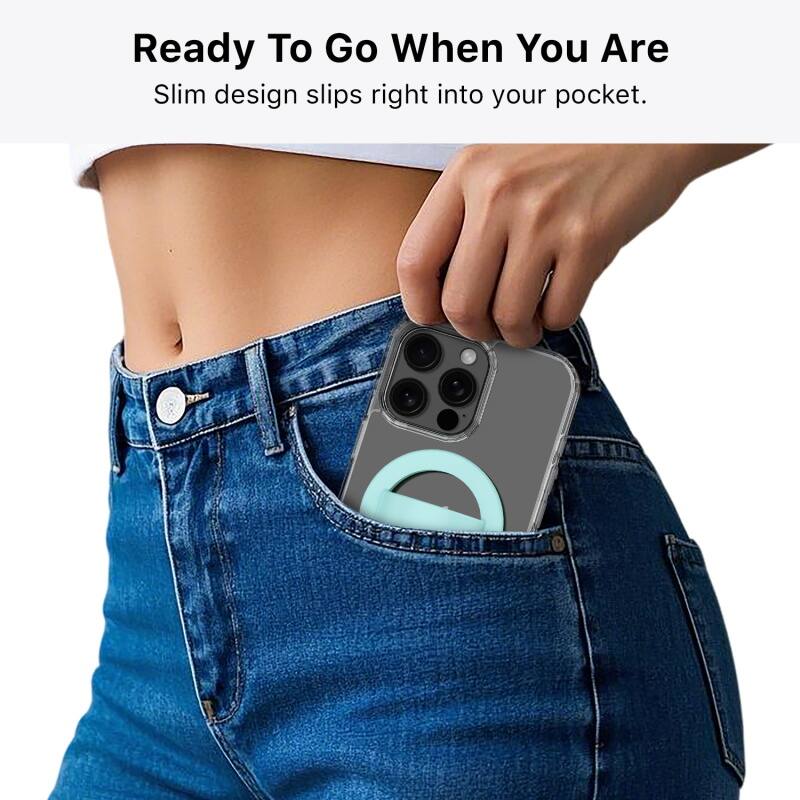 Ready To Go When You Are  
Slim design slips right into your pocket.