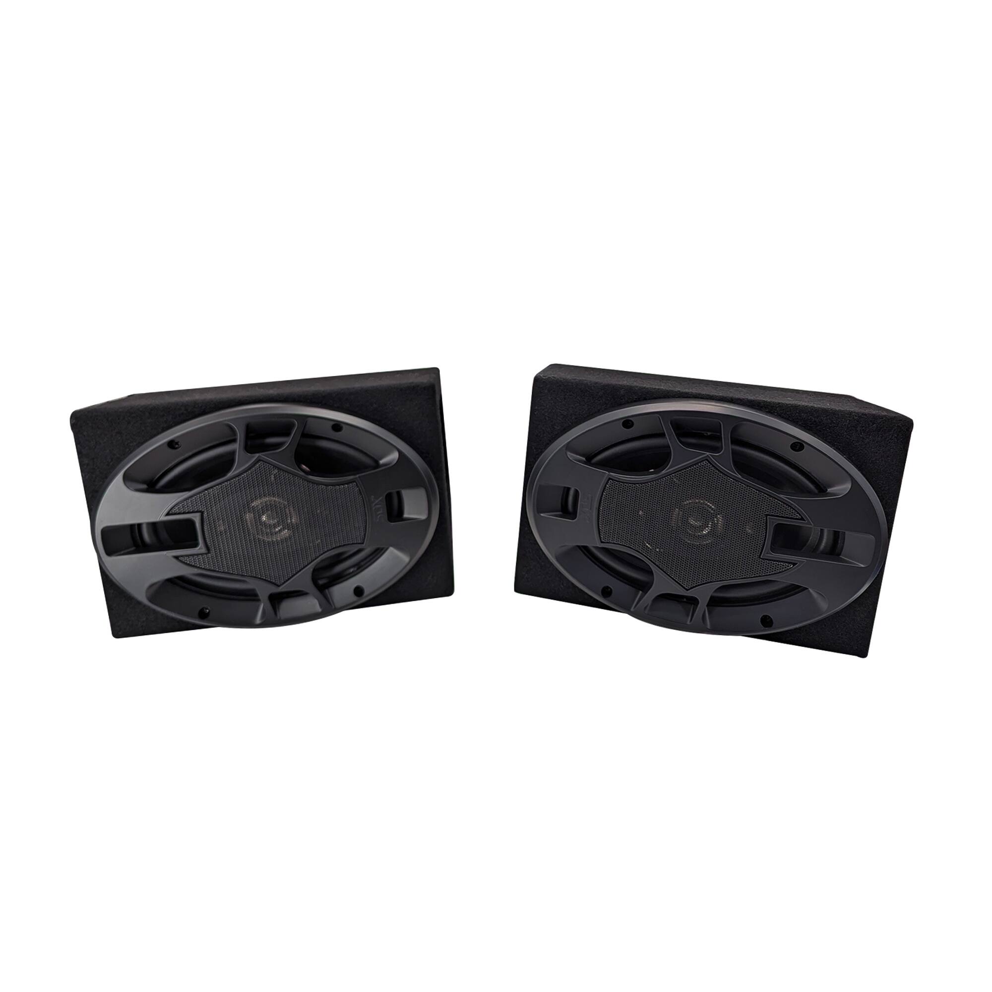 Alt View 4. SDX Audio - 5"x7" 4-way Car Speaker System Hatchback Boxes - Black.