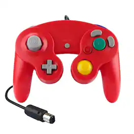 Kitcheniva - Wired NGC Controller Gamepad For Nintendo GameCube GC Wii U Console - Red