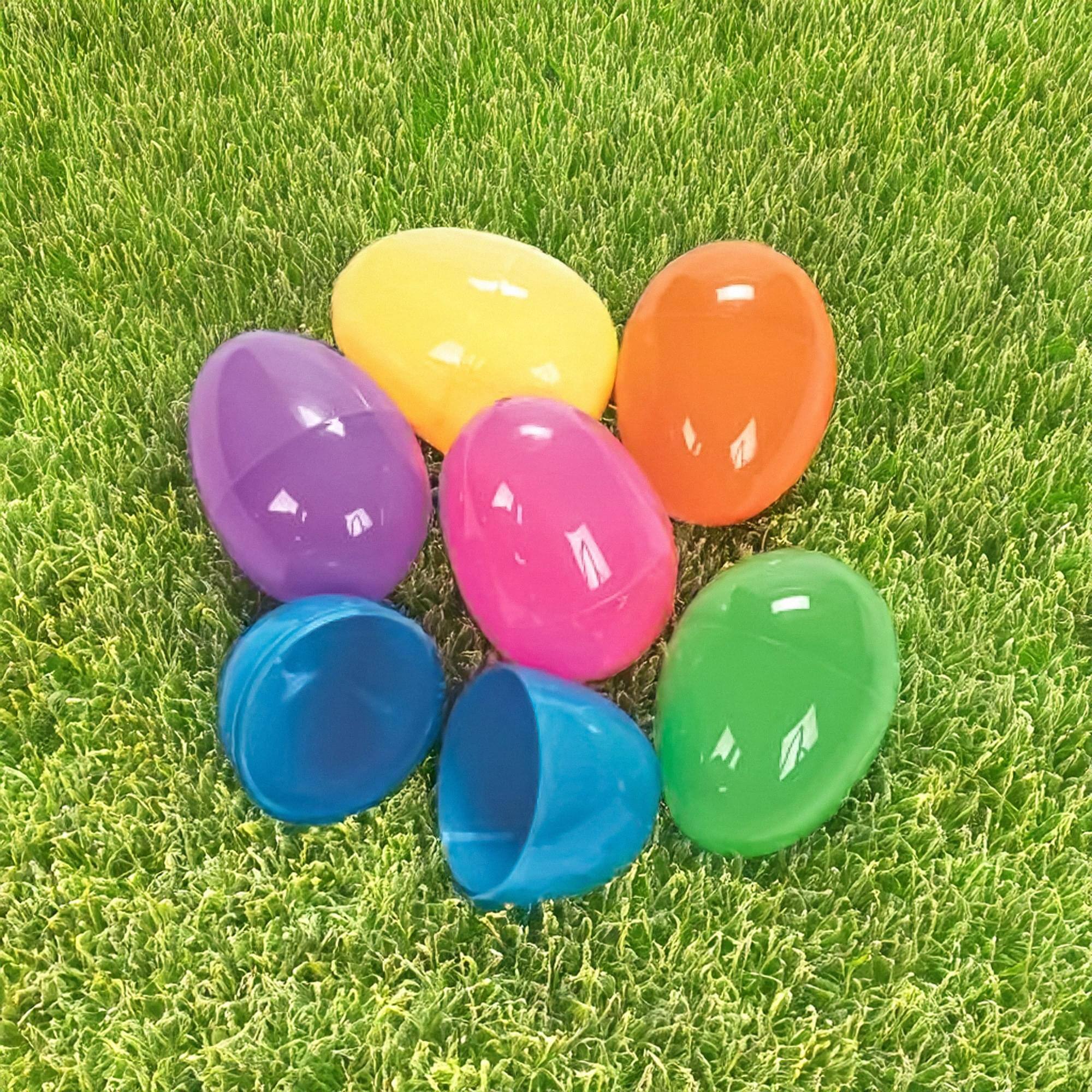 Alt View 10. Forum Novelties - Solid Color 2.25 Inch Plastic Easter Eggs | Pack of 8 - Multi-Color.