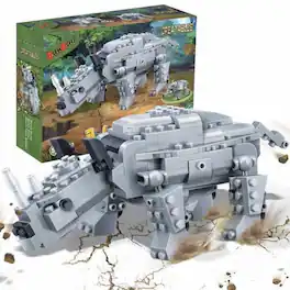 BanBao - Ancient Rhino Building Kit STEM Toy(295pcs) Building Set for Kids