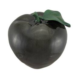 Zeckos - 11 Inch Diameter Dark Ceramic Apple - Green