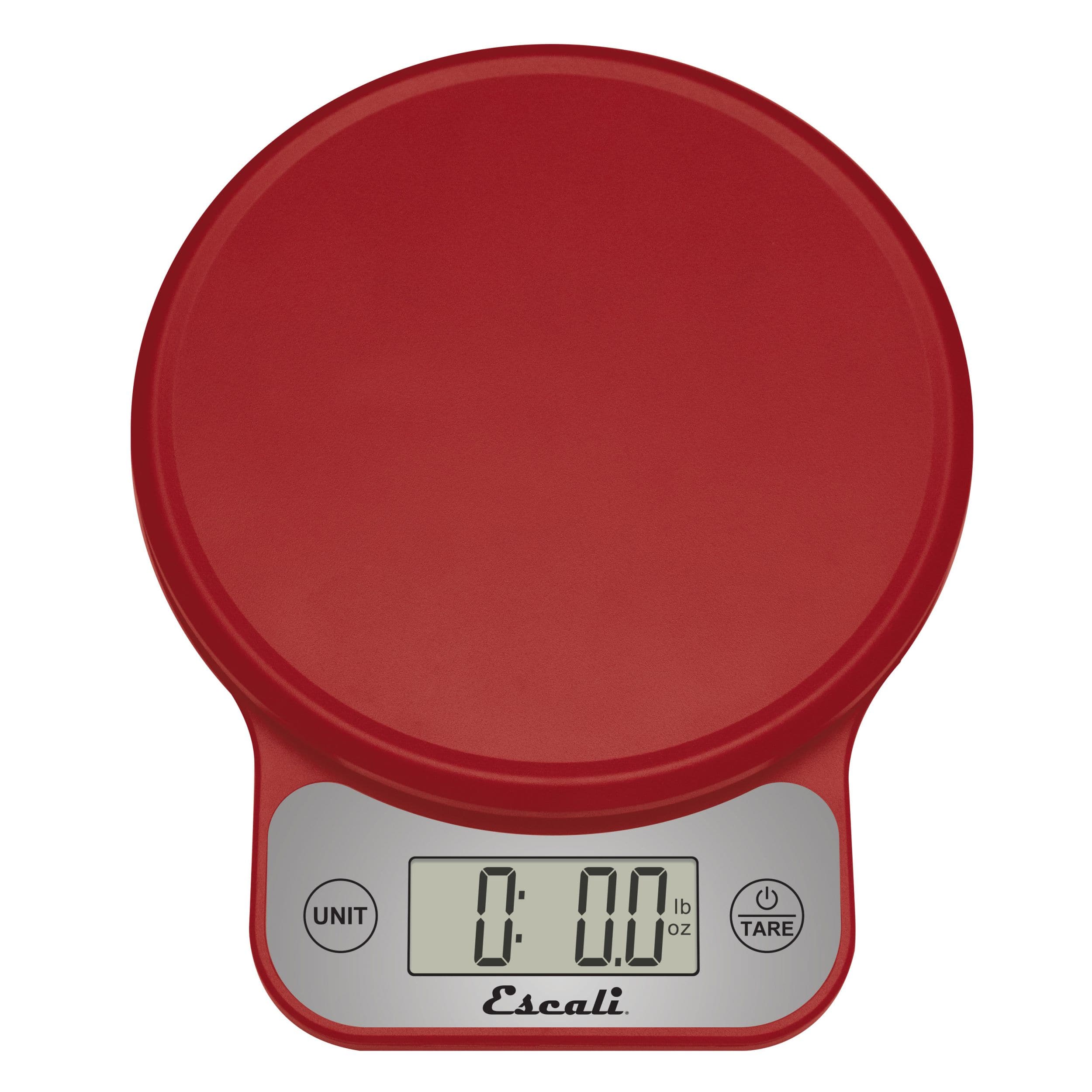 Escali - Telero Digital Kitchen Scale - Red