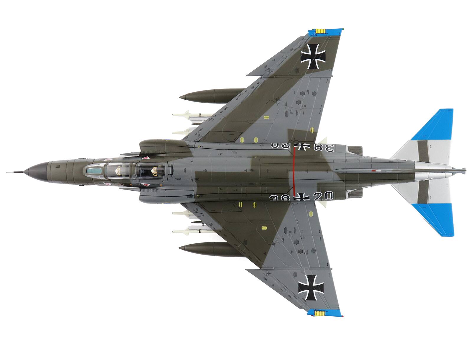 Alt View 1. Hobby Master - McDonnell Douglas F-4F Phantom II "Jagdgeschwader 74 Mölders" 1982 German Luftwaffe "Air Power Series" 1/72 - Multicolor.