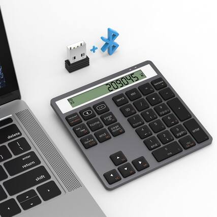 Here is the corrected and grouped text from the image:
**Calculator:**
- 209045
- FO 23
- send
- esc
- backspace
- keypad
- calculator
- num
- home
- page up
- page down
- end
- delete C/CE
- M+
- M-
- MC
- CA
- GT
- enter
- 00
- 0
- 1
- 2
- 3
- 4
- 5
- 6
- 7
- 8
- 9
- +
- -
- *
- /
- %
**Keyboard:**
- delete
- enter
- return
- shift
- home
- page up
- page down
- end
- ins
- M+
- M-
- MC
- A
- 4
**Other:**
- 2.40
- 9
- 00
- 00
- 8
- 5
- 5
- 5
- Pum dear
- 4
- 3
- 2
- 2
- x