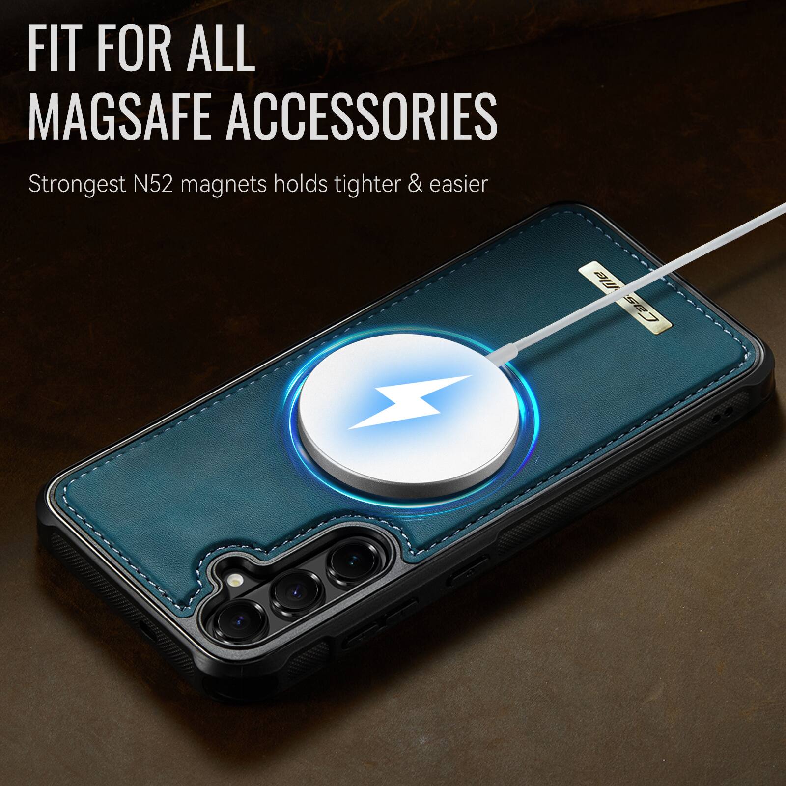 FIT FOR ALL MAGSAFE ACCESSORIES  
Strongest N52 magnets holds tighter & easier