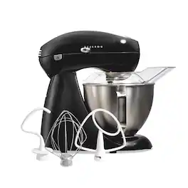 Hamilton Beach - All-Metal Stand Mixer with 12 Speeds - Black
