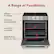 A Range of Possibilities
- 5 Burner Gas Range
- Convection Cooking Modes
- Even-Heat™ Convection
- Rapid Preheat
- 5.0 Cu. Ft. Oven