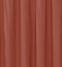 Left. Kate Aurora - Kate Aurora Spa Living Rust/Spice 100% Water Repellent PEVA Shower Curtain Liner - Standard Size - Red.
