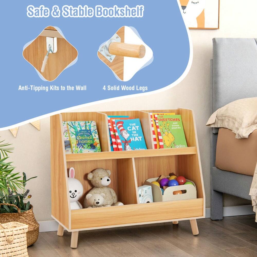 Safe & Stable Bookshelf

Anti-Tipping Kits to the Wall

4 Solid Wood Legs

THE CAT IN THE HAT

SNEETCHES

Animal Homes

Stories