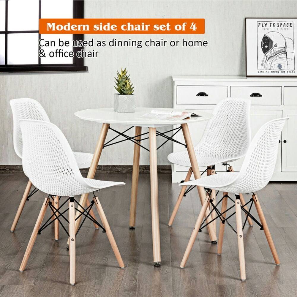 Modern side chair set of 4  
Can be used as dining chair or home & office chair  

FLY TO SPACE  
FIND ME AMONG THE STARS