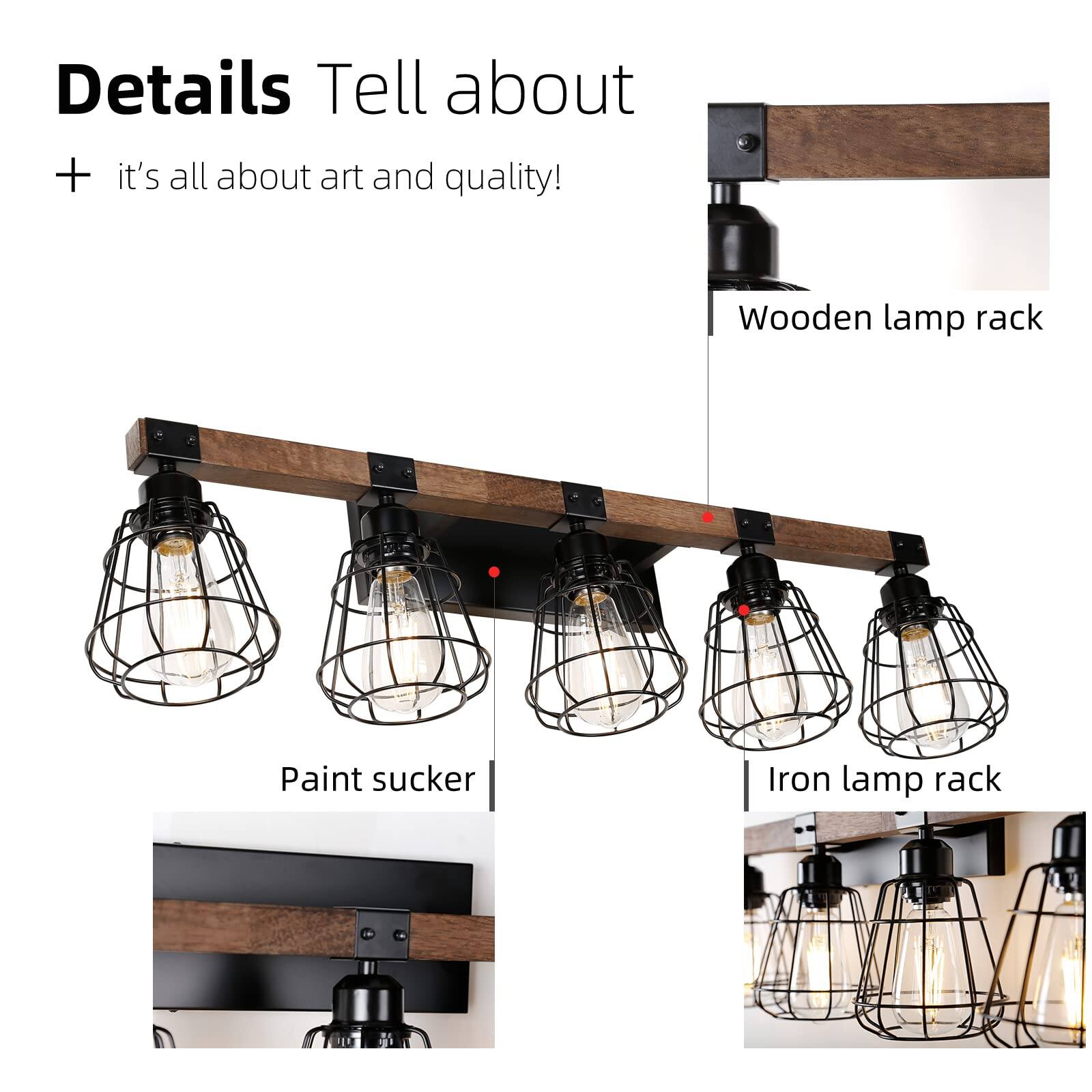 Details  
Tell about!  
+ it's all about art and quality!  

Wooden lamp rack  
Paint sucker  
Iron lamp rack