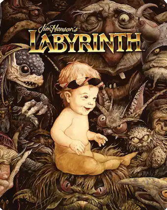 Front. Labyrinth (Steelbook) - 4K Blu-Ray.