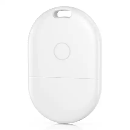 Front. Cluzine - Positioning Anti-Lost Device Smart Bluetooth Anti-Lost Locator Finder Compatible with Google Android - White.