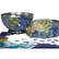 The image features a puzzle with a picture of the planet Earth on it. The puzzle is made up of multiple pieces, and the puzzle is almost completed. The puzzle is placed on a table, and the Earth is the main focus of the image.