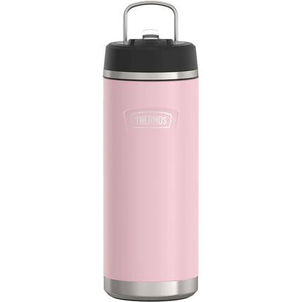 Front. Thermos - Thermos 32 oz. Icon Insulated Stainless Steel Water Bottle - Sunset Pink - Sunset Pink.