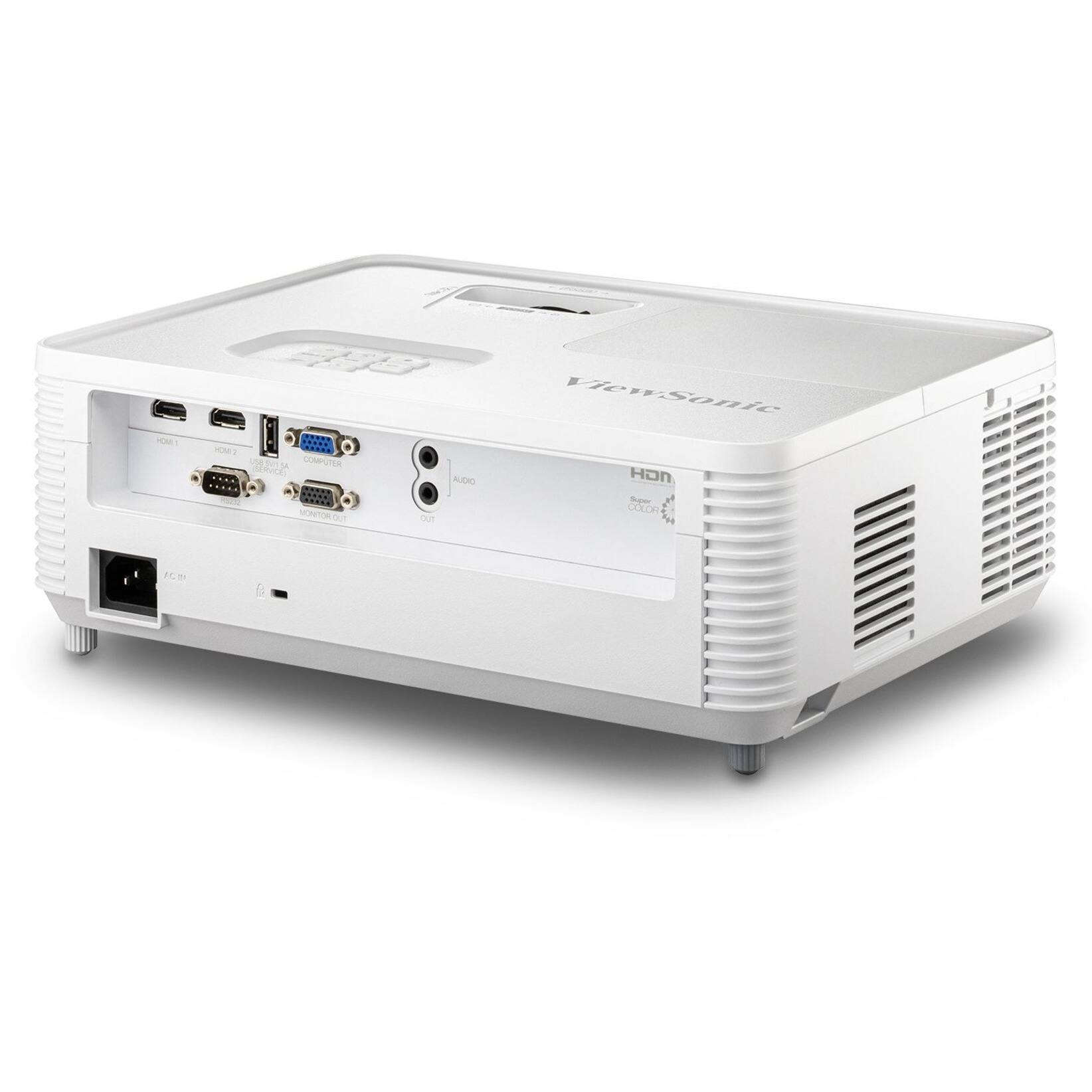Alt View 19. ViewSonic - PA700S 4,500 ANSI Lumens SVGA Business/Education Projector - White.