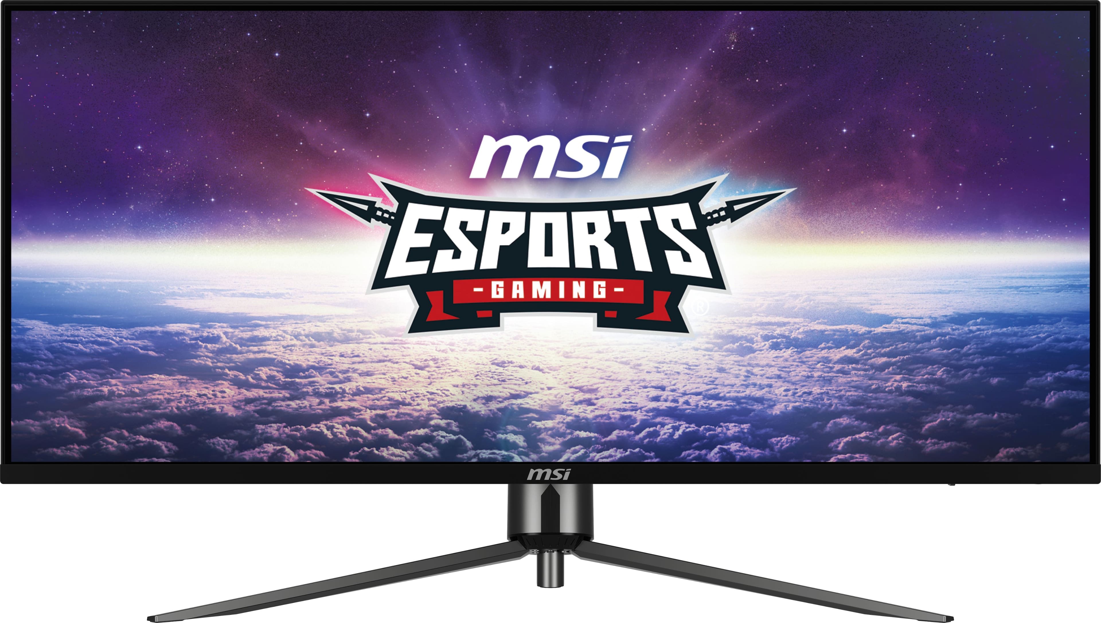 Front. MSI - MAG401QR 40" Ultrawide QHD 155Hz 1ms FreeSync Premium Gaming Monitor(DisplayPort, HDMI,USB, Type C) - Black.