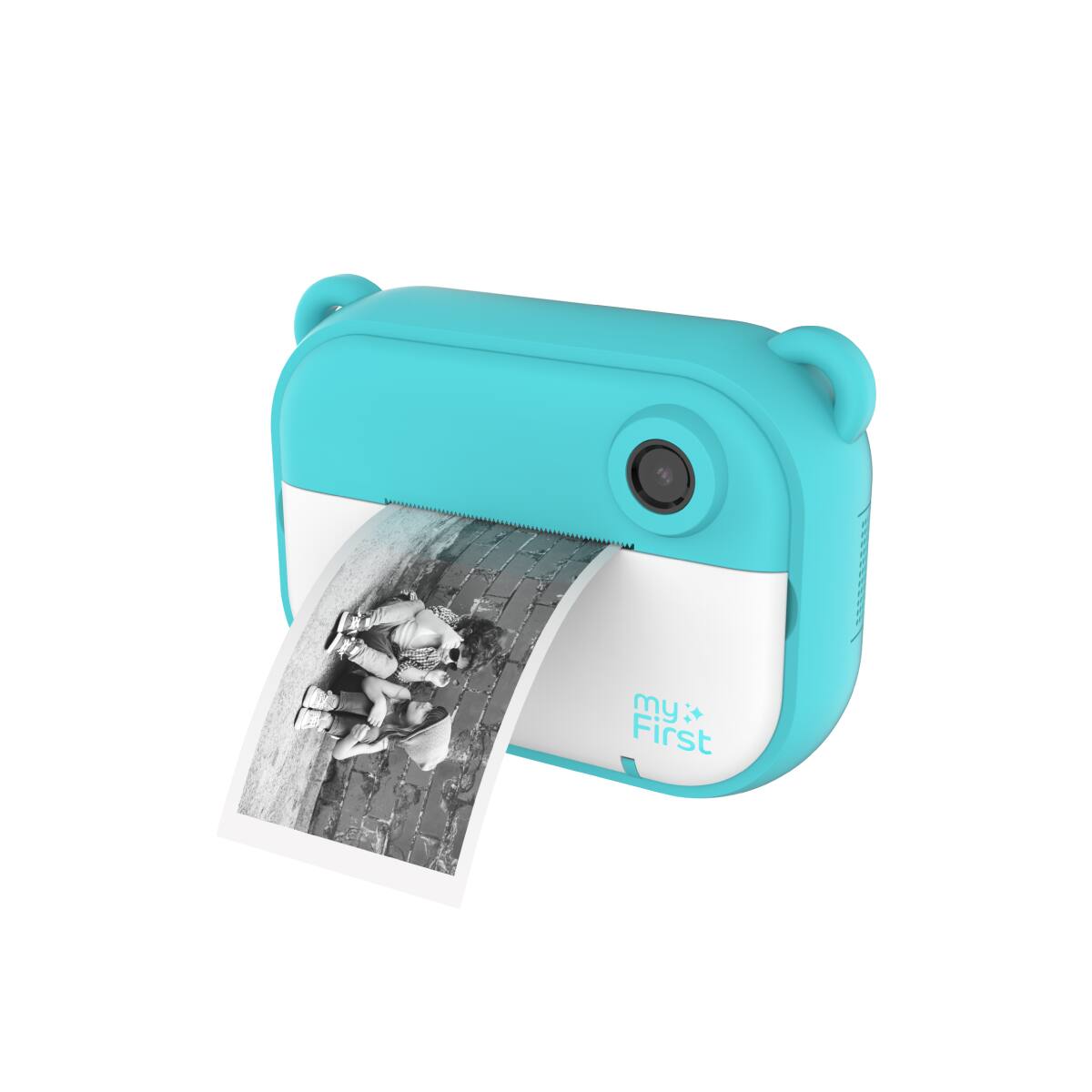Left. myFirst - Camera Insta 2 - Instant Print Camera for Kids 12MP Photos 1080P Video, microSD Card, Gift for Boy Girl 4-15 - Blue.