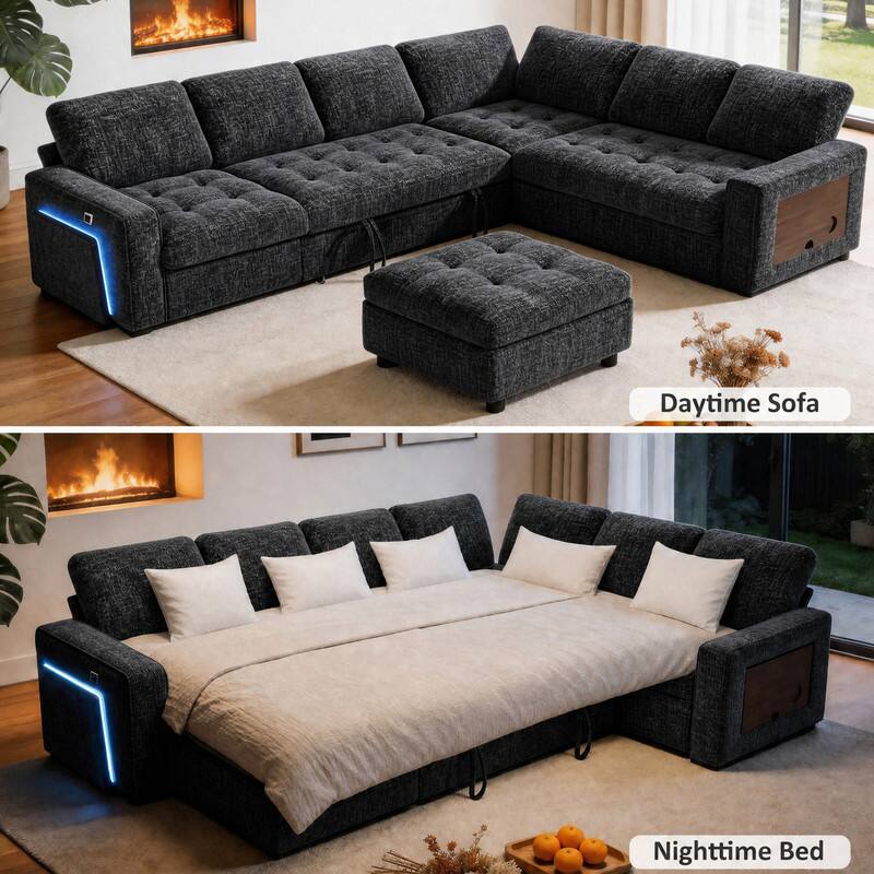 Daytime Sofa  
Nighttime Bed