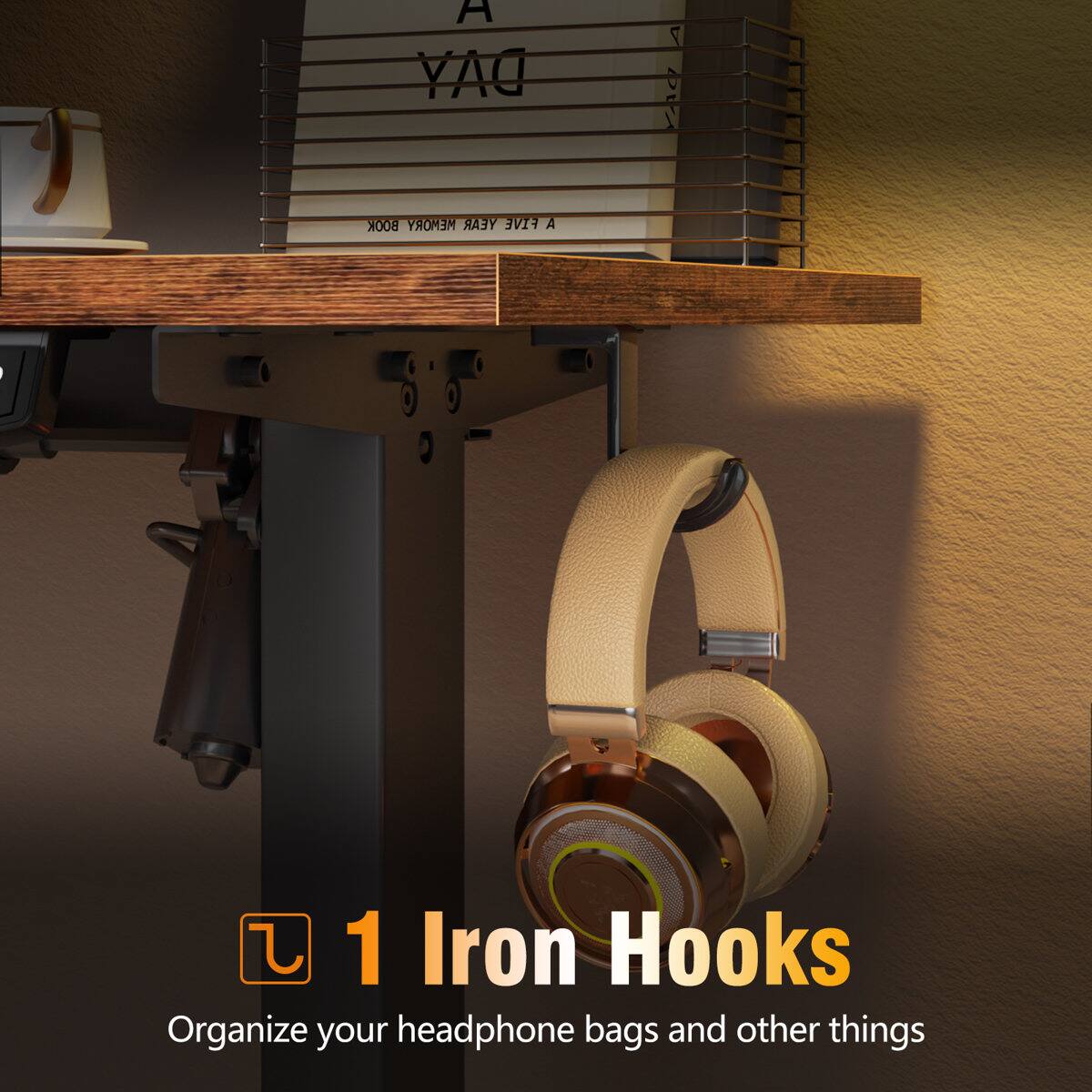 DAY 7

BOOK MEMORY YEAR FIVE

A

1 Iron Hooks

Organize your headphone bags and other things