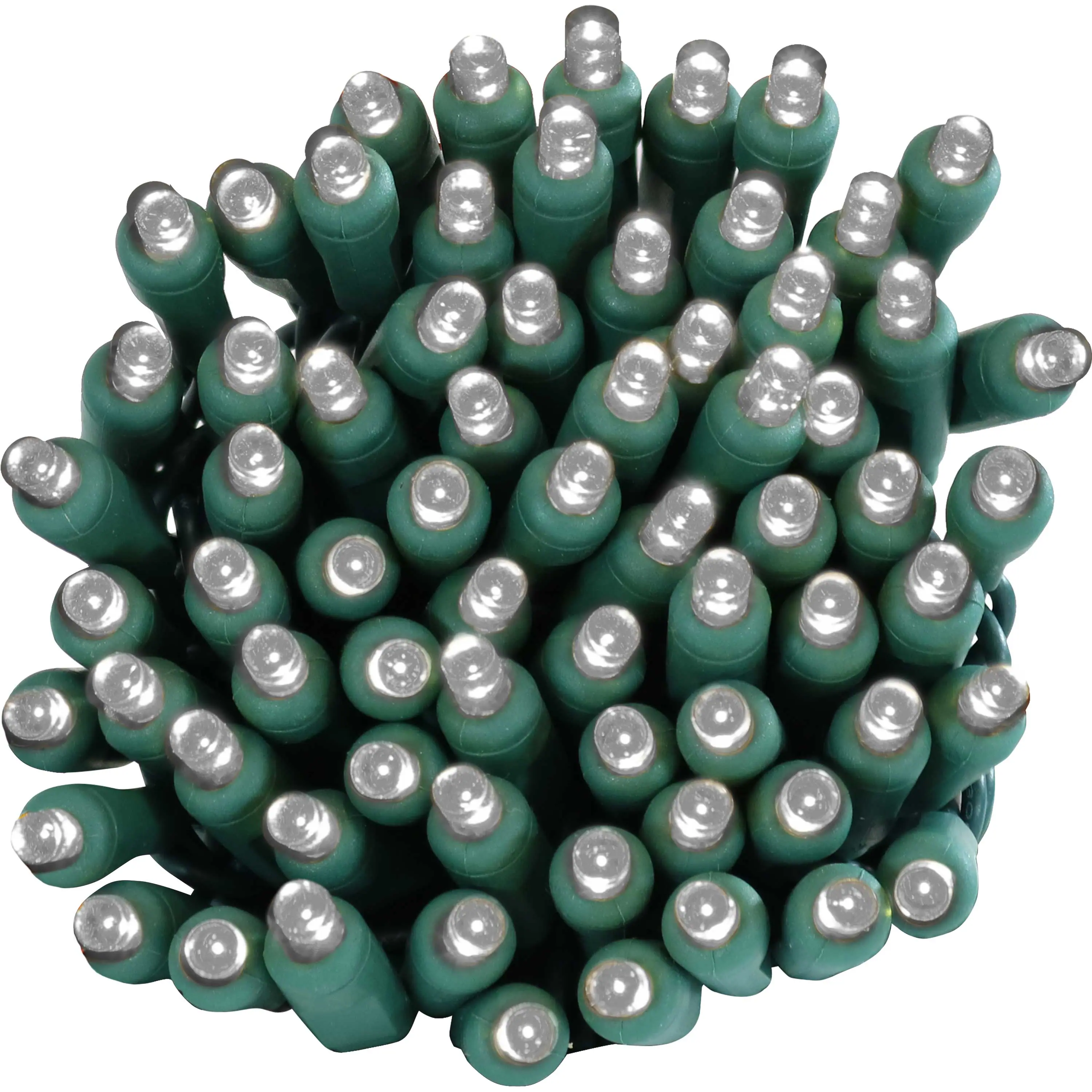 Sunnydaze - 22 ft 70 Ct Wide Angle Outdoor Holiday LED String Lights - White