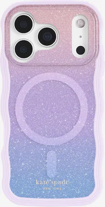 kate spade new york - Wavy Case with MagSafe for Apple iPhone 17 Pro - Opal Glitter
