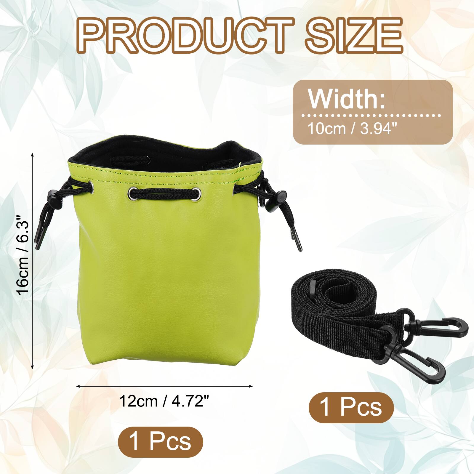 PRODUCT SIZE

Width: 10cm / 3.94" / 6.3" / 16cm

12cm / 4.72" / 1 Pcs

1 Pcs