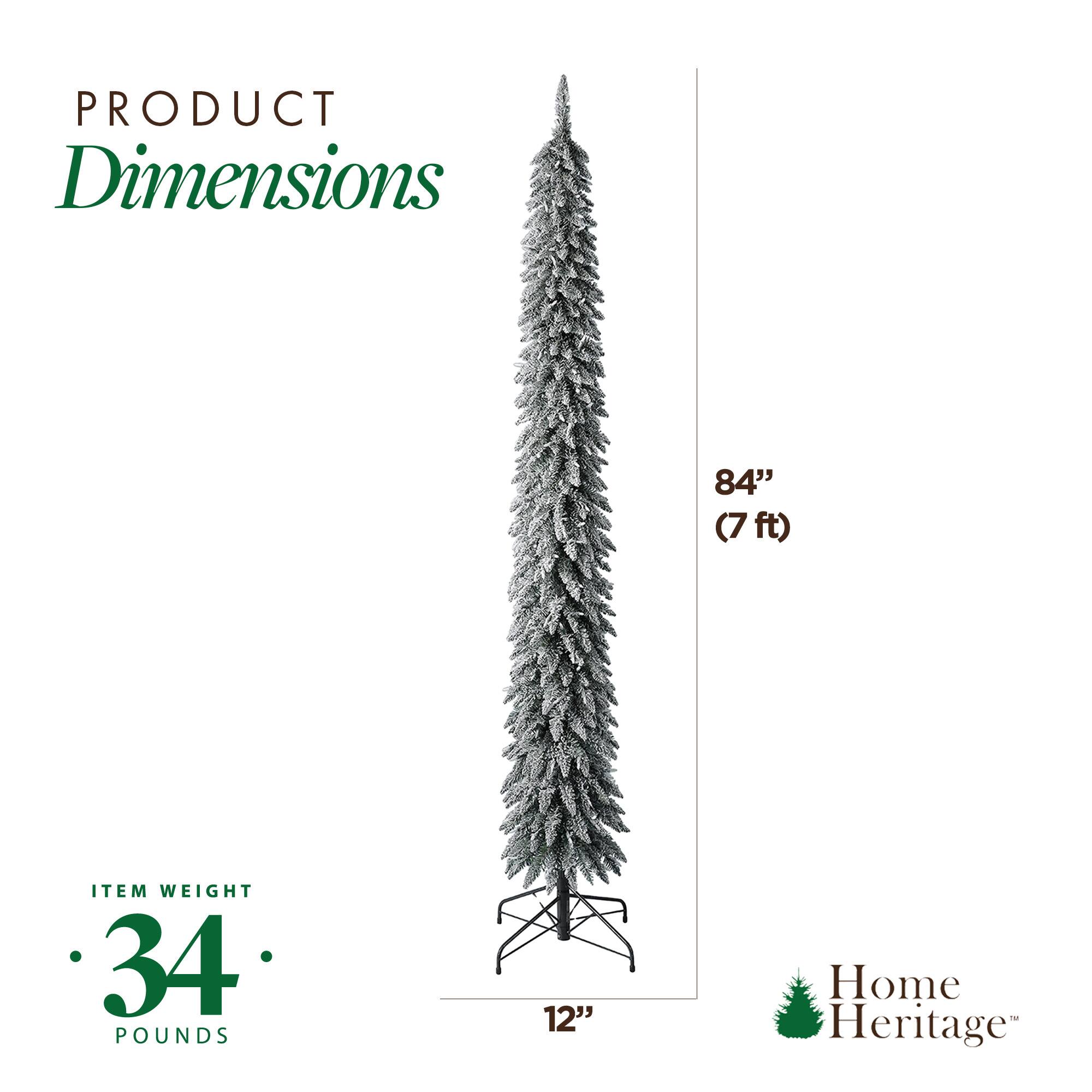PRODUCT Dimensions  
84" (7 ft)  

ITEM WEIGHT  
34 POUNDS  

Home Heritage™  
12"