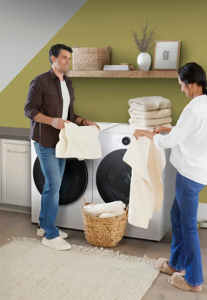 Alt View 38. LG - 4.5 Cu. Ft. High-Efficiency Stackable Smart Front Load Washer with Steam and TurboWash 360 - White.