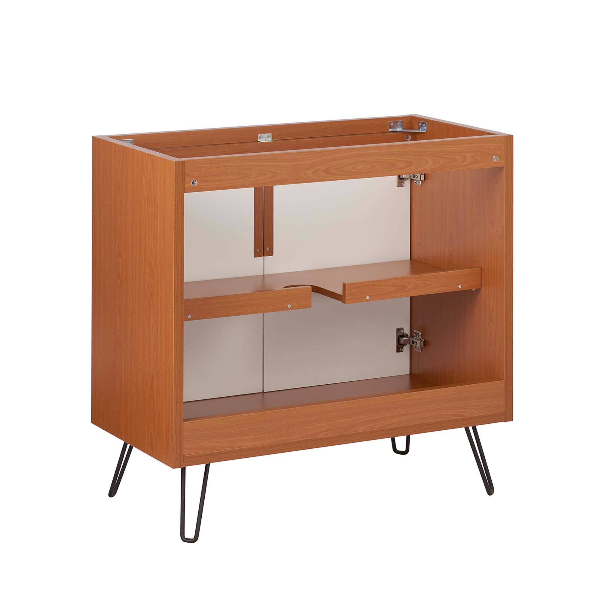Alt View 1. Modway - Energize Bathroom Cabinet Basin Not Included - Cherry White.