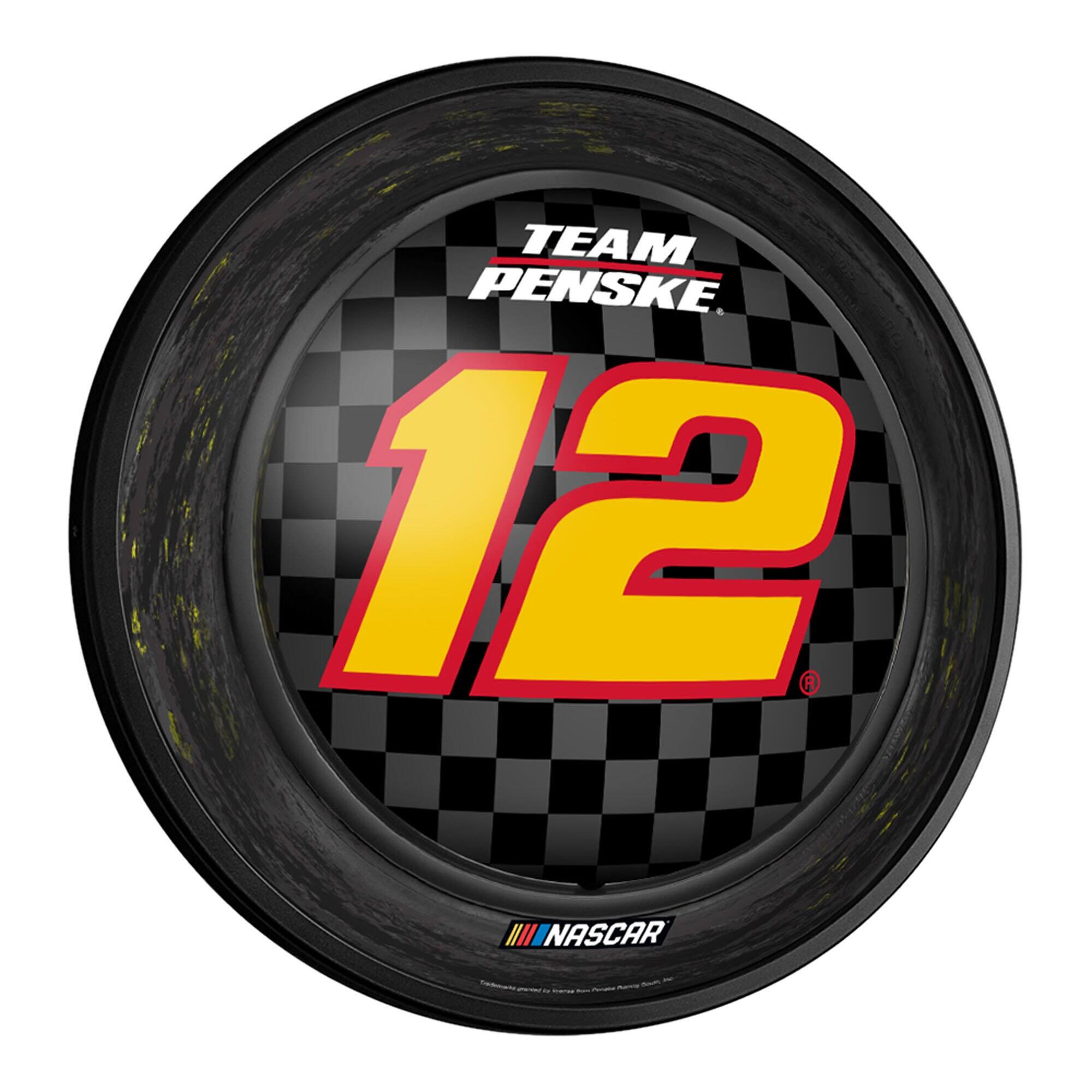 Ryan Blaney 18'' Round Slimline Illuminated Wall Sign