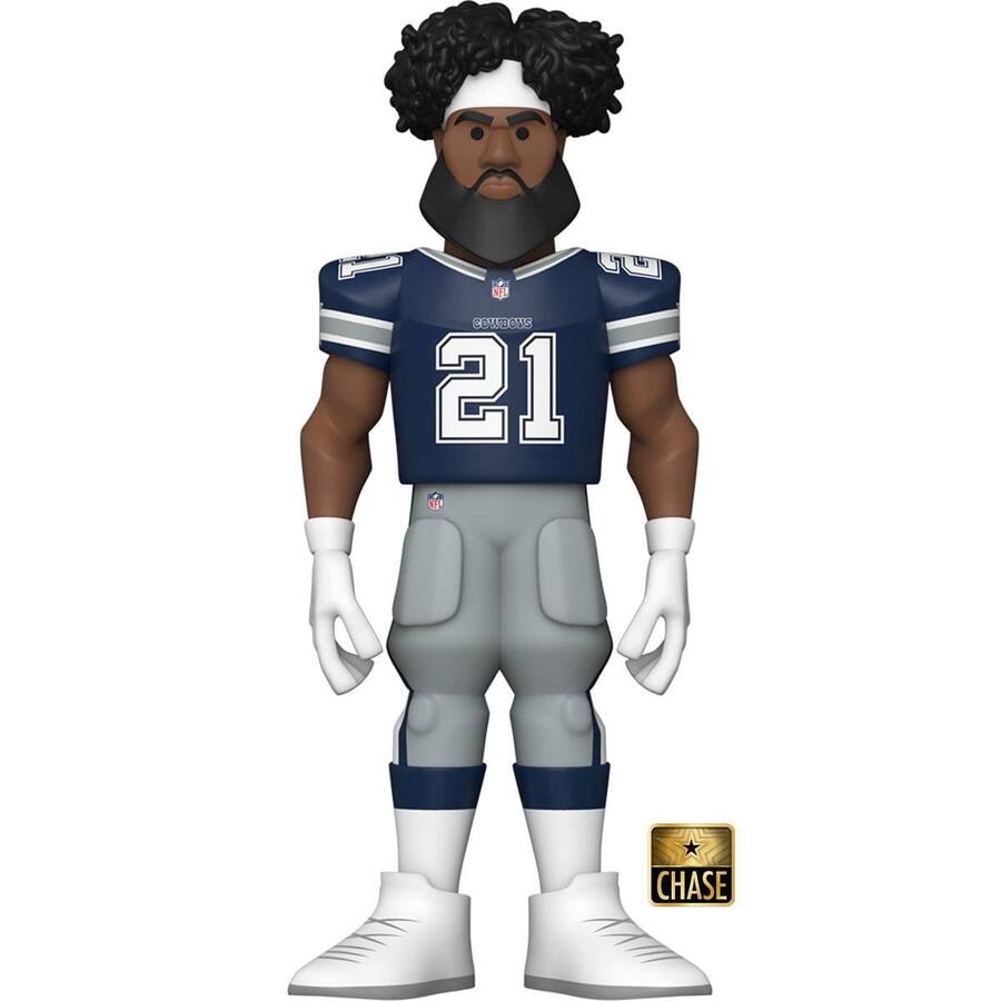 Dallas Cowboys NFL Funko Gold 5 Inch Vinyl Figure | Ezekiel Elliott ...