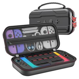 Kitcheniva - Portable Hard Shell Carrying Case For Nintendo Switch 2 2025 - Black