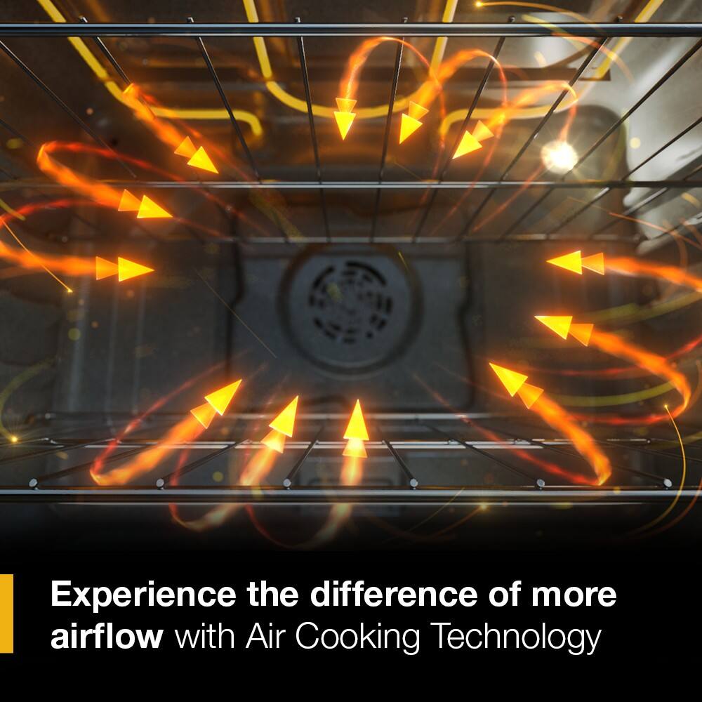 Experience the difference of more airflow with Air Cooking Technology