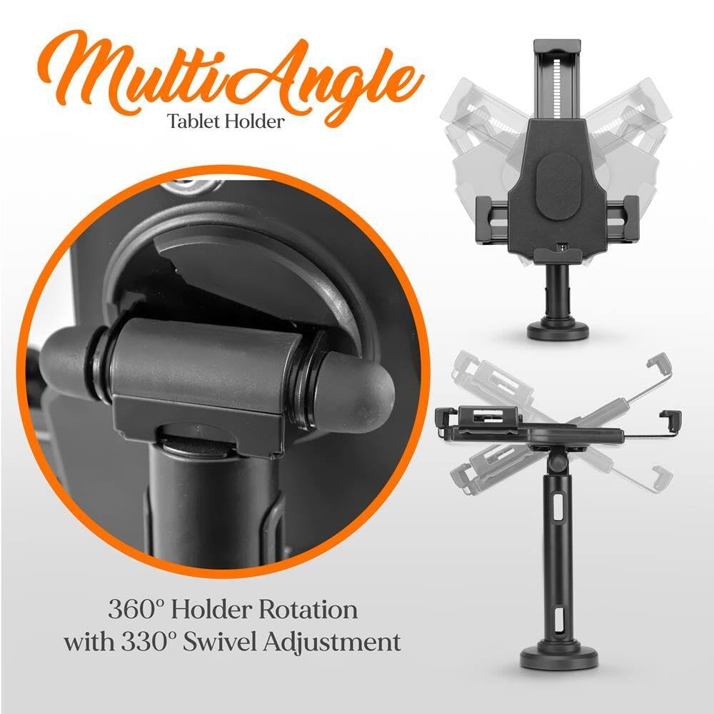 MultiAngle Tablet Holder

360° Holder Rotation with 330° Swivel Adjustment