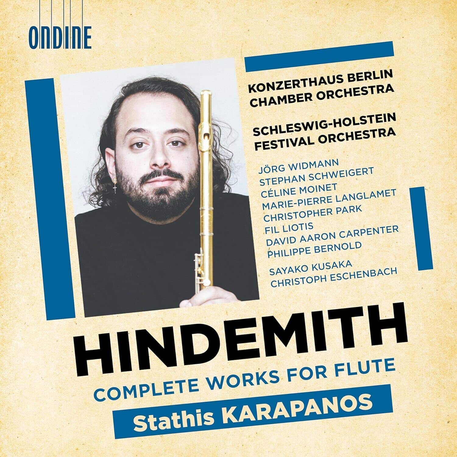Hindemith / Karapanos / Schweigert - Complete Works for Flute  - COMPACT DISCS