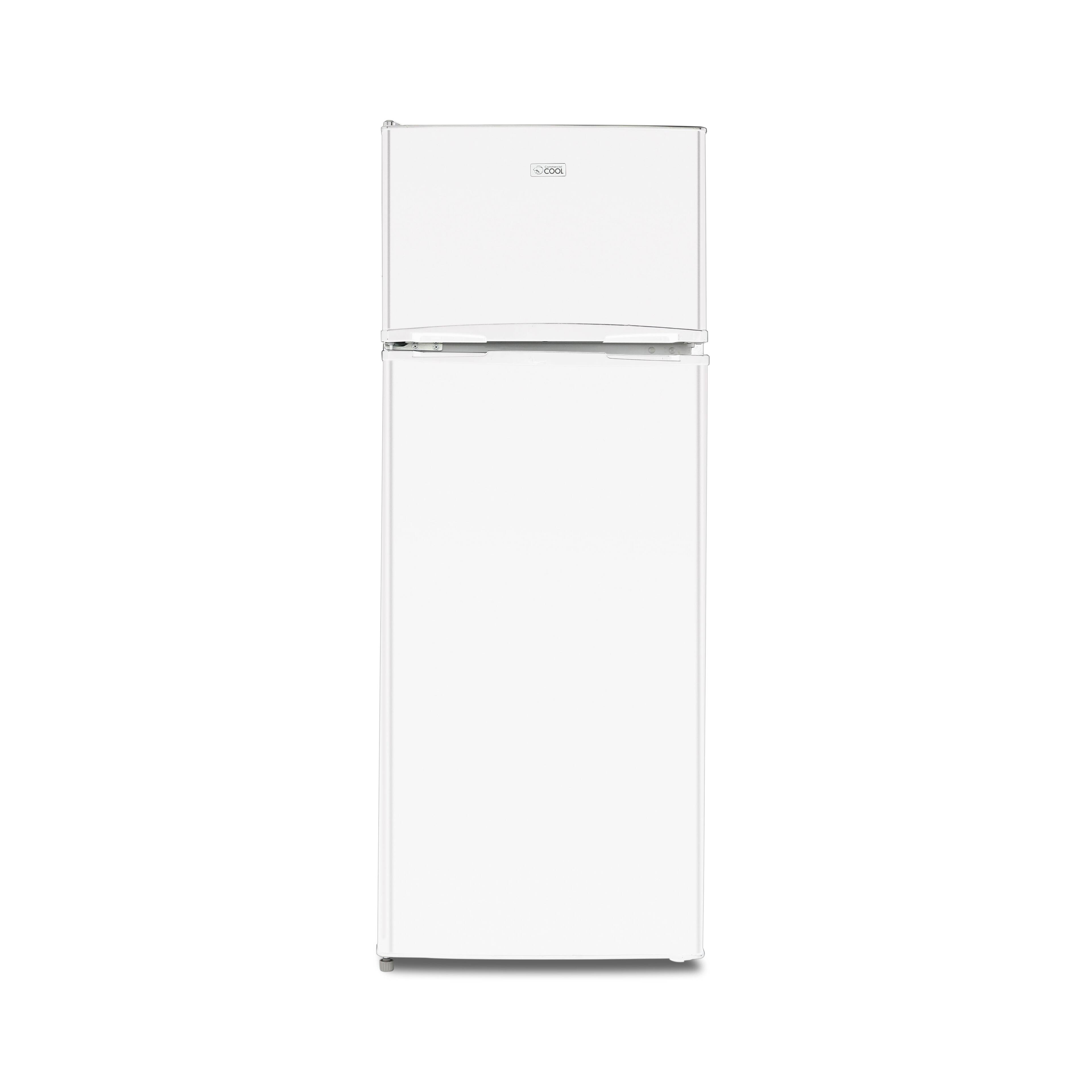 Angle. Commercial Cool - COMMERCIAL COOL 7.7 Cu.Ft. Top Mount Refrigerator, White - White.