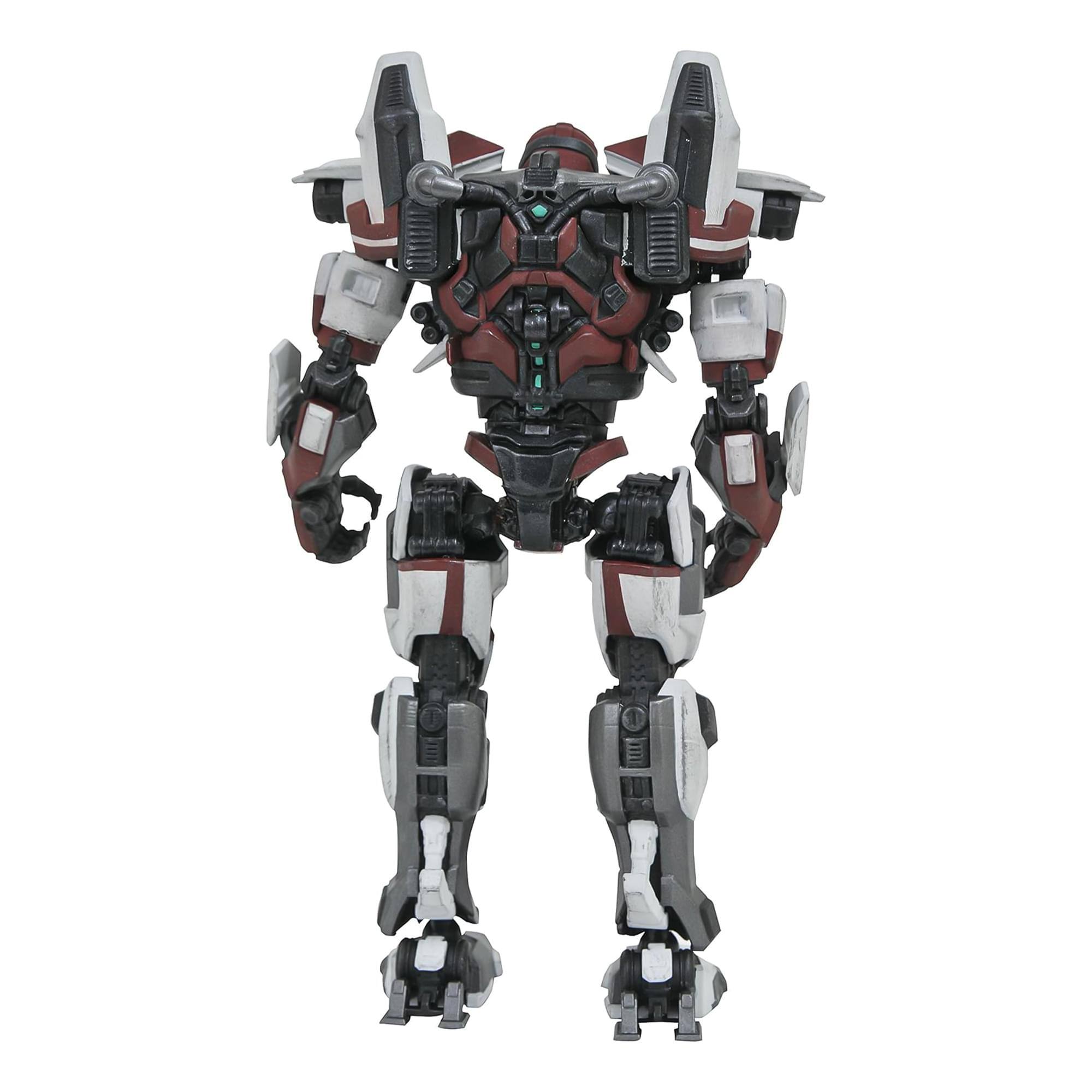 Alt View 1. Pacific Rim - Pacific Rim 2 Deluxe 8 Inch Action Figure | Guardian Bravo - Red.