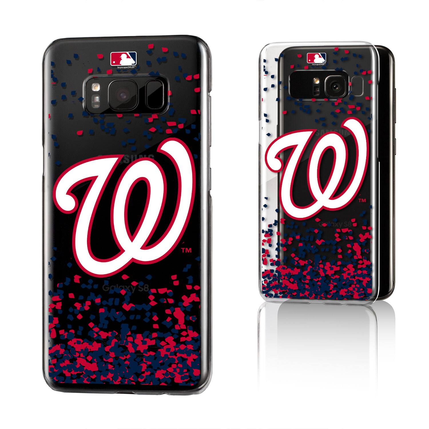 Keyscaper - MLB - Washington Nationals Galaxy S8 Confetti Design Clear Case - S23 Ultra - Multicolor price history on PriceWatchPro