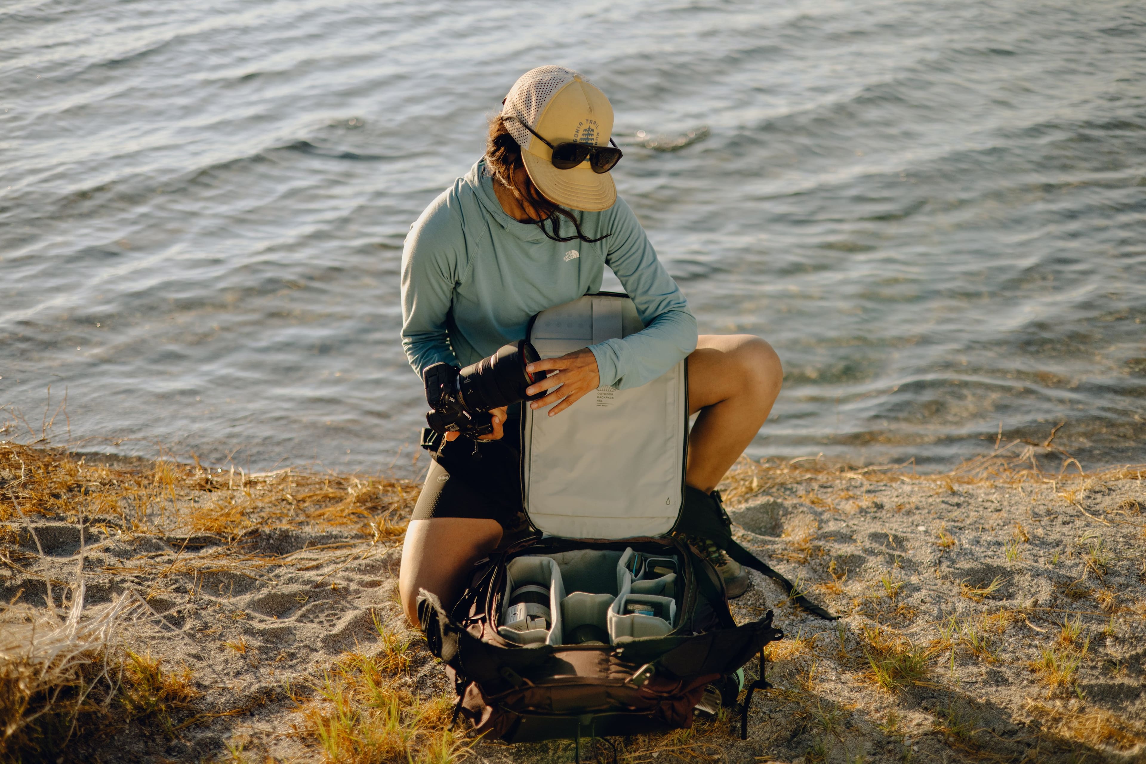 Alt View 20. Peak Design - Outdoor Backpack 45L - Eclipse.