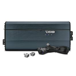 DS18 Audio - FRP Monoblock Class D Car Amplifier with Remote Level Control, 8000W RMS at 1 Ohm - Titanium