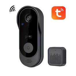 Cluzine - Smart Video Doorbell IP65 Waterproof 720P HD Night Vision Wireless Remote Door Bell