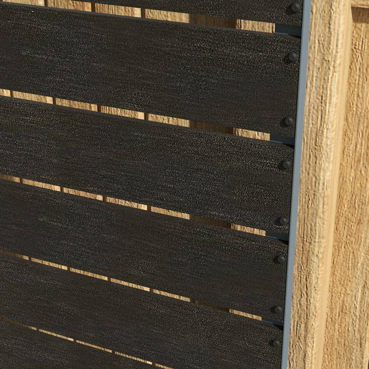 Alt View 7. PULUZ - Trellis Planter for Climbing Plants, Raised Garden Bed with Trellis, Planter Box for Outdoor - Black.