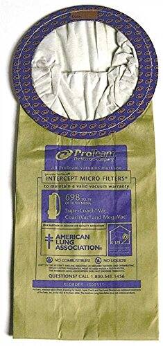 ProTeam Alt roteam vituums must INTERCEPT MICRO FILTERS to maintain a valid vacuum warranty 698 30 Of HTM SuperCoach Vac. CoachVac and MegaVac AMERICAN LUNG ASSOCIATION NO COMBUSTIBLES NO LIQUIDS QUESTIONS? CALL 1,800.541.1456 RLORDER 8102311